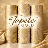Tapeten Gold