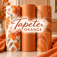Tapeten Orange