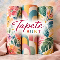 Tapeten Bunt