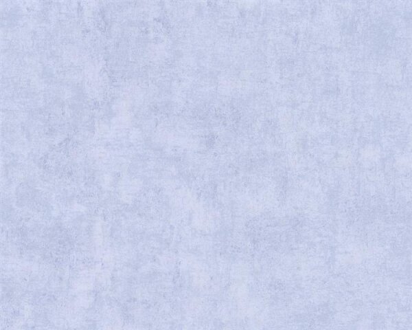 Vlies Tapete Used Look Uni blau