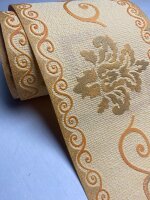 Tapetenborten Vinylschaum orange gold Barock