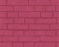 Tapeten Life Ziegel Mauer grelle Farbe Pink