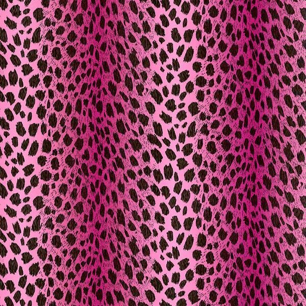 Tapete Leopard Tierfell Farbe Pink Schwarz