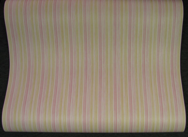 Tapete Design Streifen gestreift ocker rosa