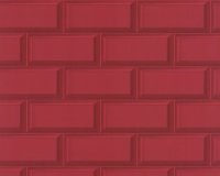 Tapete Manhatten  Design Mauer Ziegel Design in rot