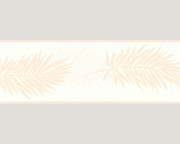 Borte Kollektion Bellissima Farn Blätter Beige