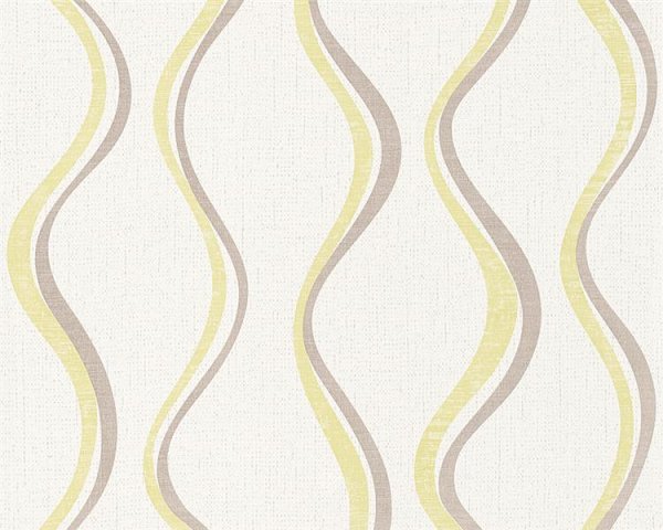 Andora Tapeten  Design Wellen Streifen
