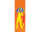 AP Panel Funky vibes orange 2,80 m  x 1,00 m Material 150 g Vlies Basic