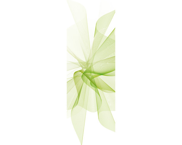 AP Panel White and green 2,80 m  x 1,00 m Material 150 g Vlies Basic