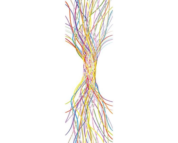 AP Panel Cable tangle white 2,80 m  x 1,00 m Material  (SK)