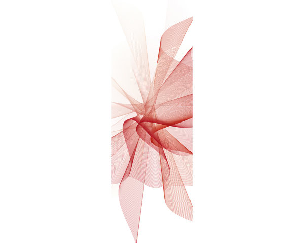 AP Panel Red and white 2,80 m  x 1,00 m Material Mika