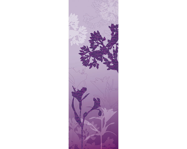 AP Panel Mystic blossoms violet 2,80 m  x 1,00 m Material Mika