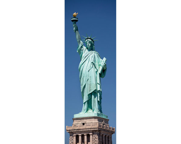 AP Panel Statue of Liberty 2,80 m  x 1,00 m Material 130 g Glattvlies (matt)