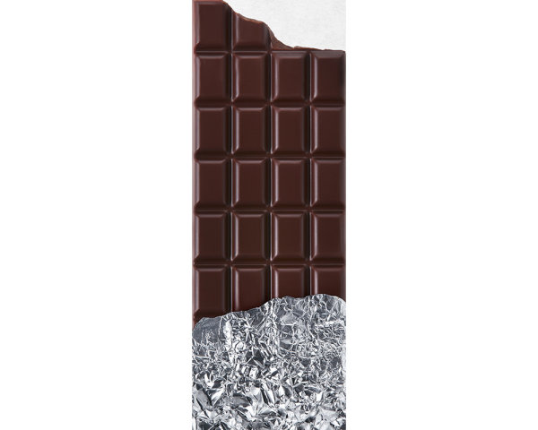 AP Panel Chocolate bar 2,80 m  x 1,00 m Material 130 g Glattvlies (matt)