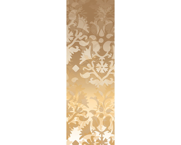 AP Panel Ornamental spirit gold 2,80 m  x 1,00 m Material 130 g Glattvlies (matt)