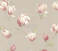 English Florals Landhaus Leimdruck Tapeten Blumen Floral