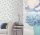 English Florals Landhaus Leimdruck Tapeten Blumen Floral