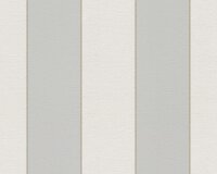 Streifen Tapete leicht glänzend creme grau gold