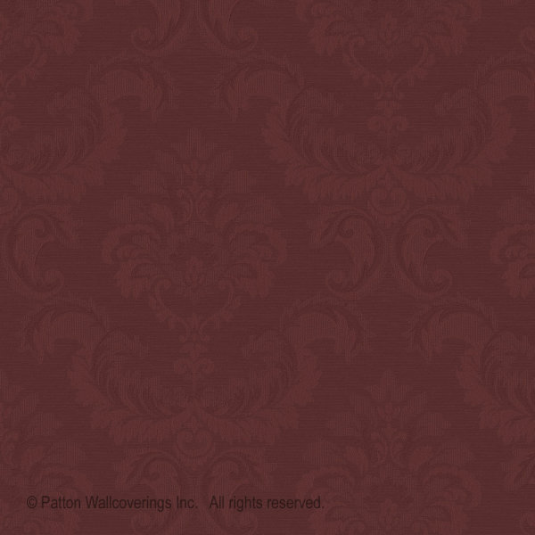 Simply Silks Tapete Barock rot