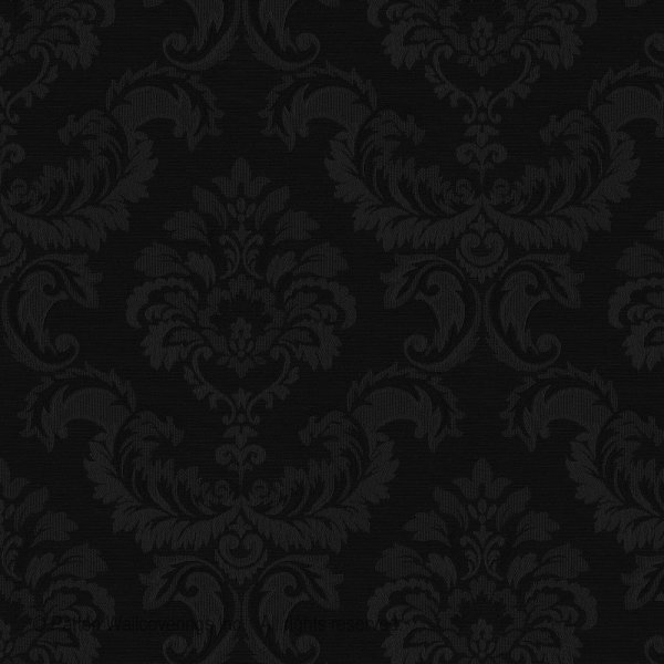 Simply Silks Tapete Barock schwarz