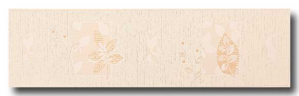 Tapeten Borte Bordüre floral Creme beige