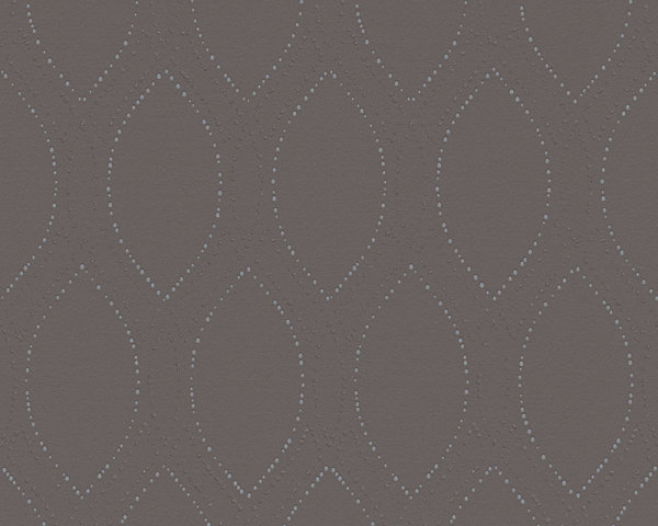 Vliestapeten modernes wohnen Spot Muster grafisch grau