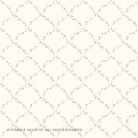 Tapete britischer Landhaus Stil Pretty Prints Floral Raute
