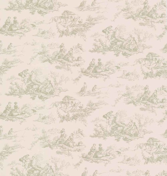 22116 Dollhouse Toile de Jouy Landhaus Tapeten England
