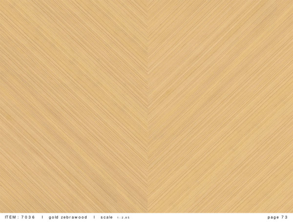 Echtholz Tapete Design gold zebrawood