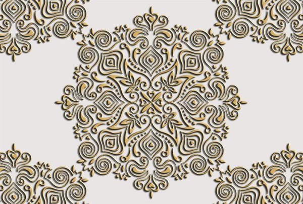 Fototapete | 4,00 m x 2,70 m | 200 g Vlies Premium | Ornament