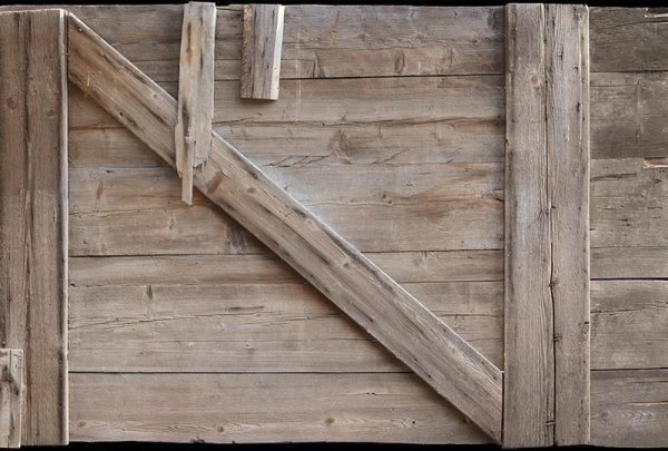 Fototapete | 4,00 m x 2,70 m | Strukturvlies Plus 2 | Scheunentor
