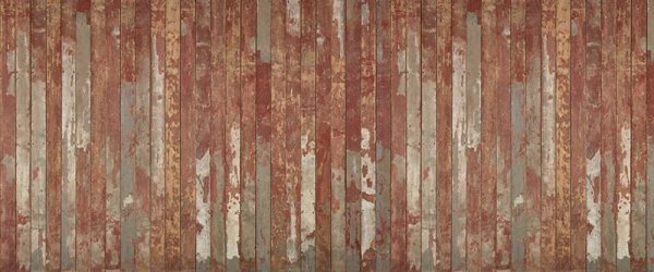 Fototapete | 6,00 m x 2,50 m | Strukturvlies Plus | OldFloorRed