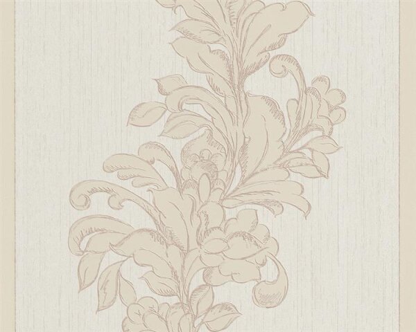 VliestapeteVintage Floral Ranken