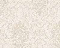 VliestapetenVintage Patina Barock Creme Metallics