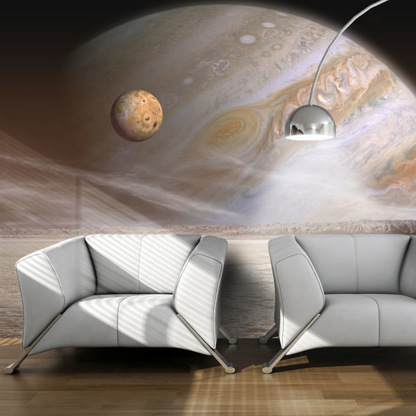 Fototapete  Kleiner und grosser Planet 200x154 cm