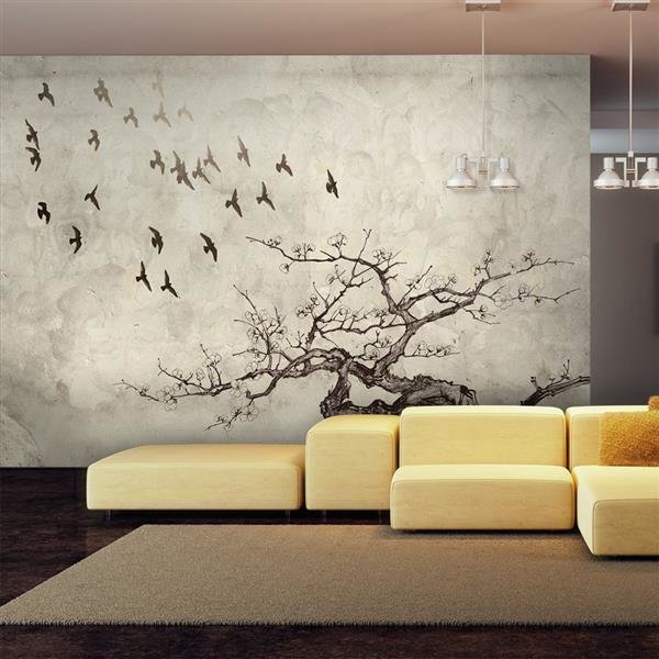 Fototapete  Flock of birds 350x270 cm