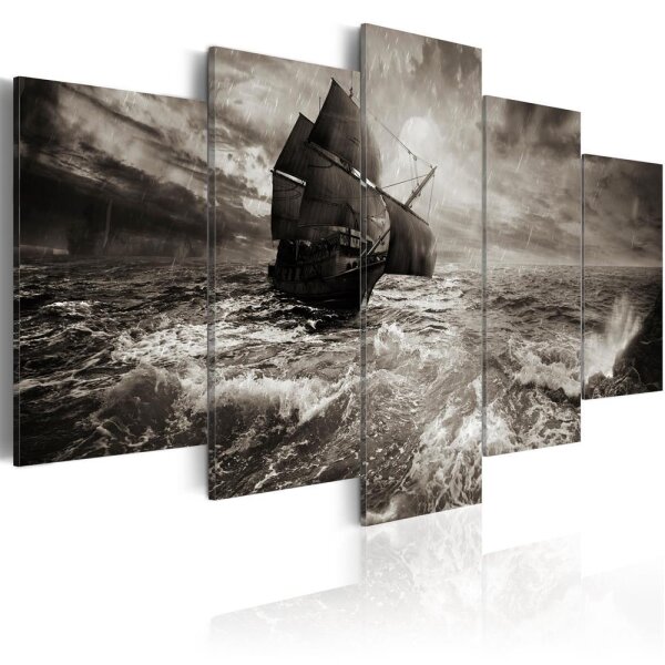 Wandbild  Ein Schiff während des Sturms 200x100 cm