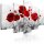 Wandbild  Mohnblumen  rot  Wunder 100x50 cm
