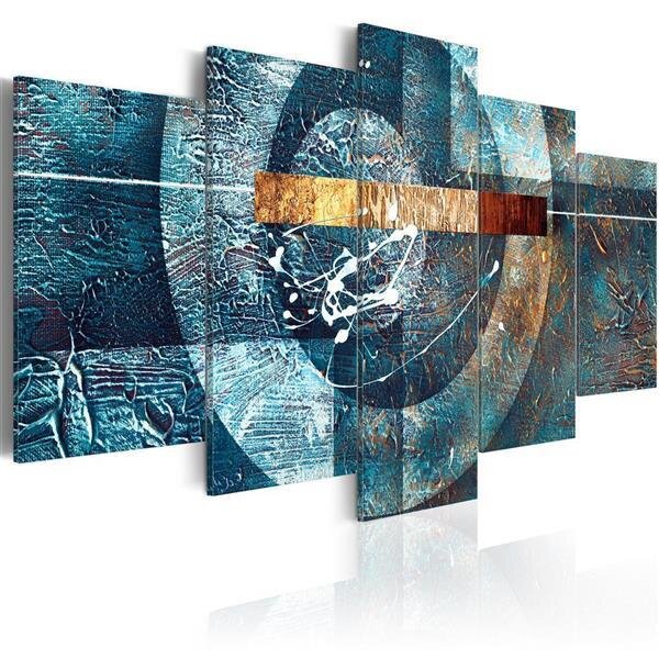 Wandbild  Blaue Galaxie 200x100 cm