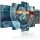 Wandbild  Blaue Galaxie 200x100 cm