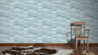 Livingwalls Vliestapete Revival Tapete grafisch blau