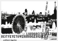 XL wallpaper City London  4 x 2,67 Meter (150g Vlies)