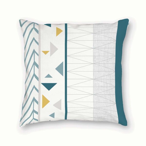 Les Aventures Kinderzimmer Kissen 45 x 45 cm scandi bleu