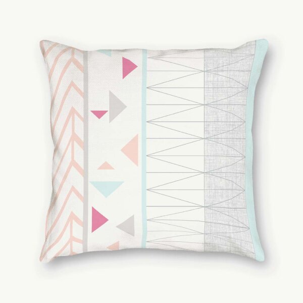 Les Aventures Kinderzimmer Kissen 45 x 45 cm scandi rose