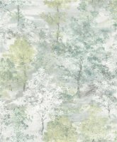 Global Fusion - Tapete aquarell Wald