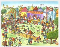 XXL wallpaper Knight 5 x 3,33 Meter (150g Vlies)