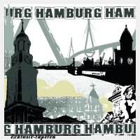 L wallpaper City Hamburg 3 x 2,5 Meter (150g Vlies)