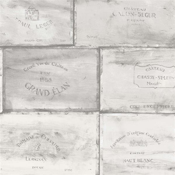 Kitchen Style Tapete Wein Label