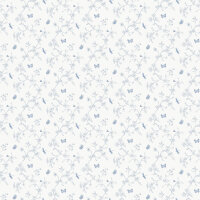 Mininatures Tapeten Landhausstil Blumen Floral