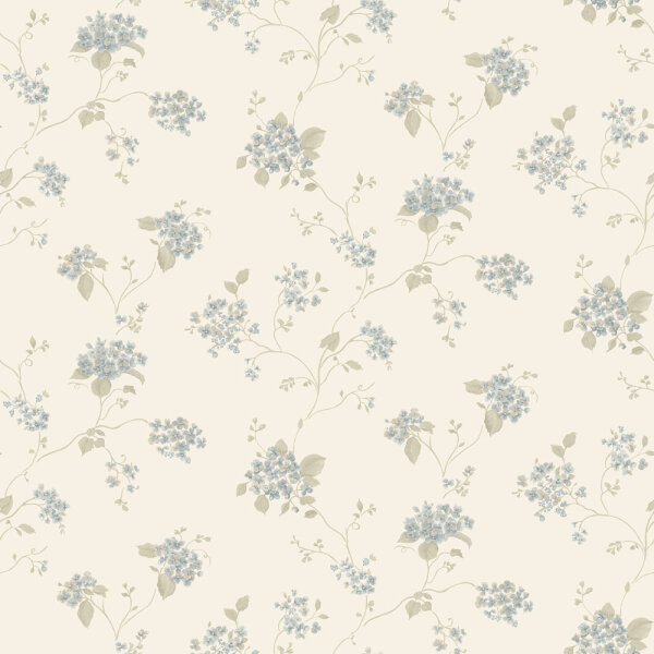 Mininatures Tapeten Landhausstil Blumen Floral